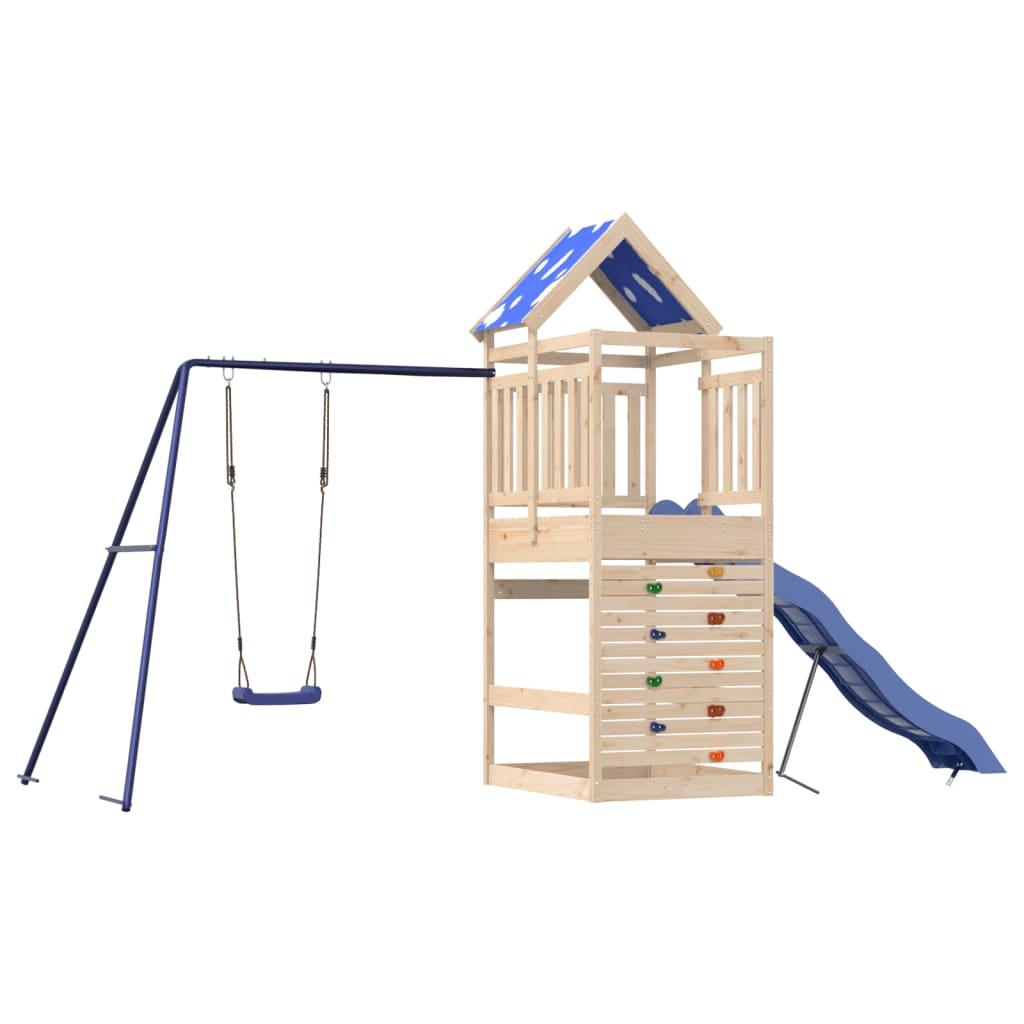 Outdoor Playset Solid Wood Pine