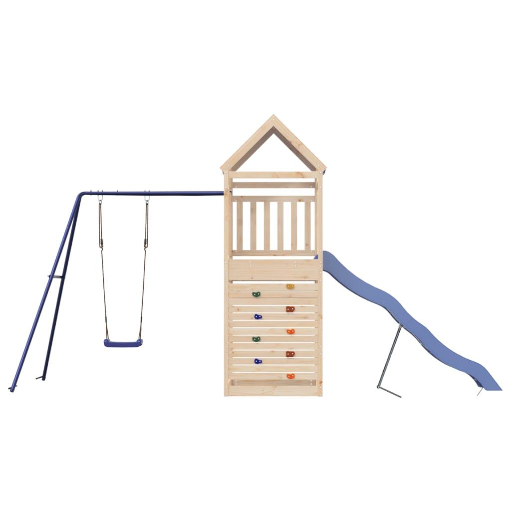 Outdoor Playset Solid Wood Pine