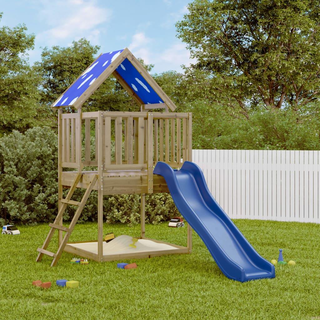 Outdoor Playset Solid Wood Pine