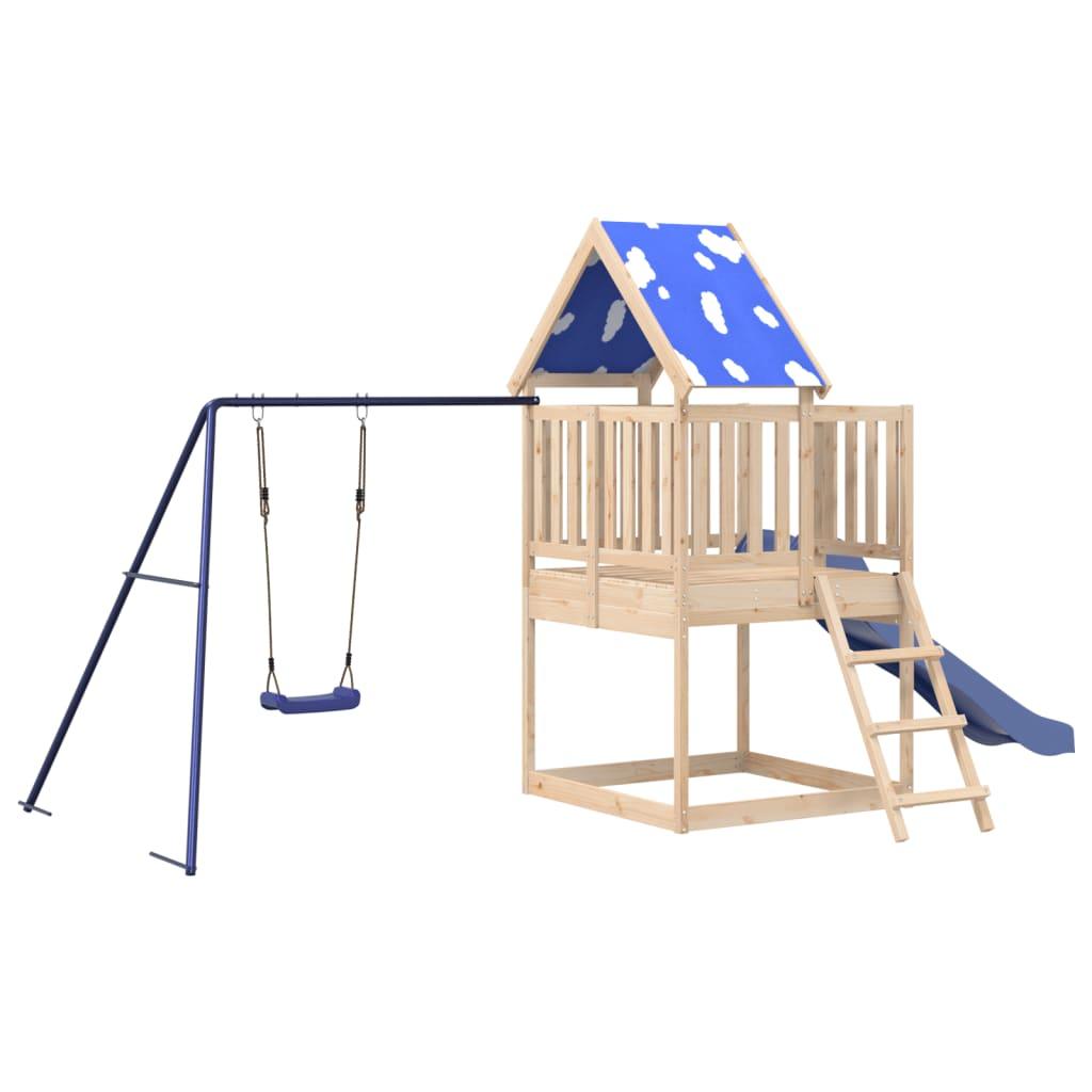 Outdoor Playset Solid Wood Pine