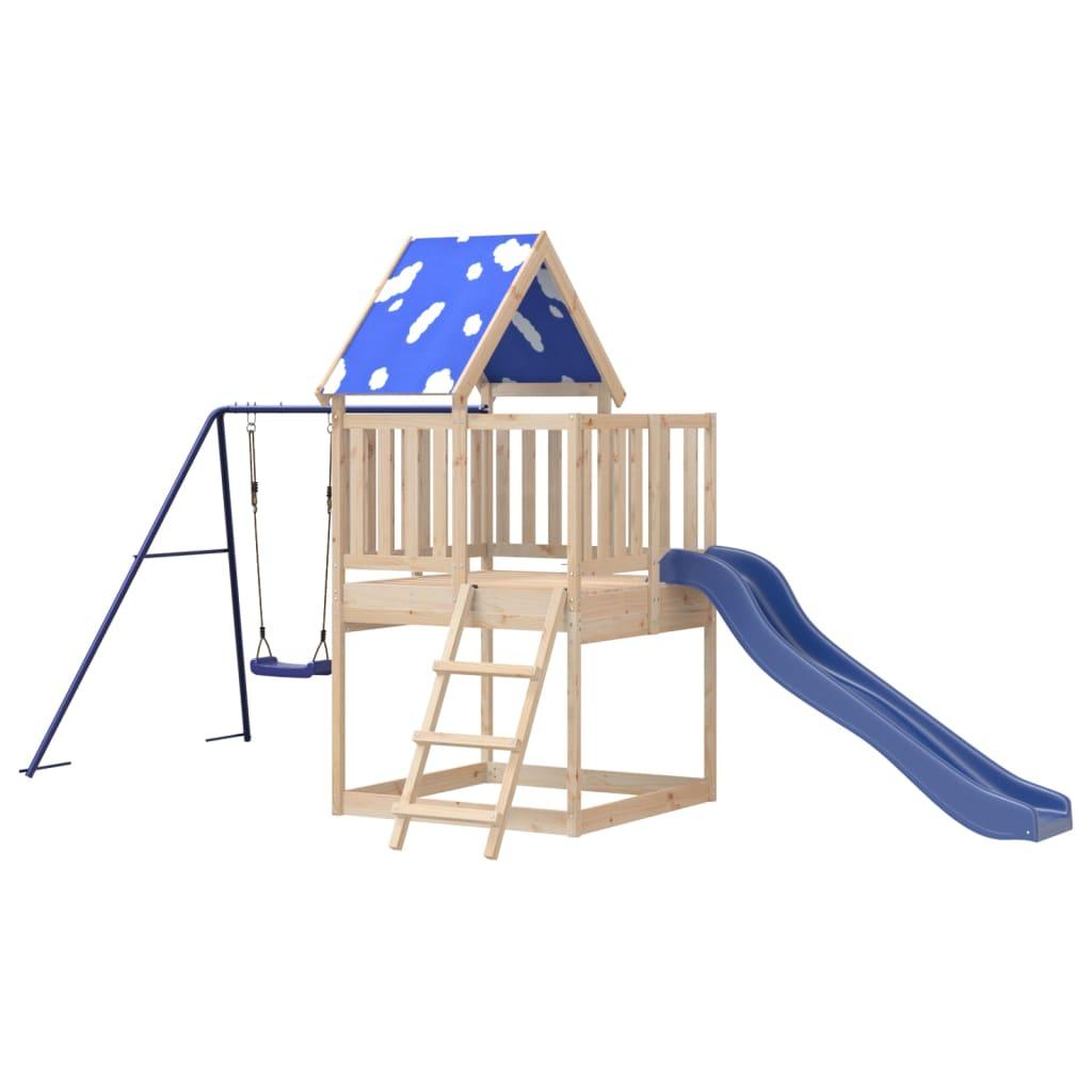 Outdoor Playset Solid Wood Pine