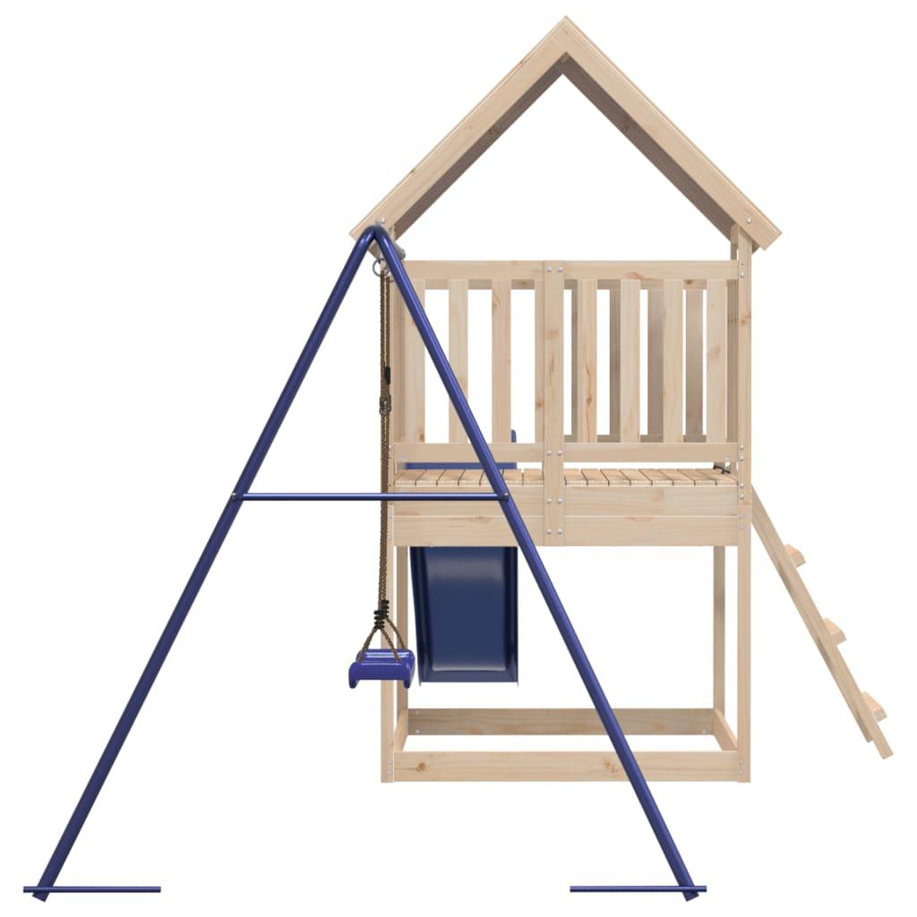 Outdoor Playset Solid Wood Pine