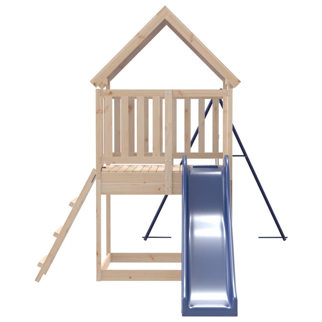 Outdoor Playset Solid Wood Pine