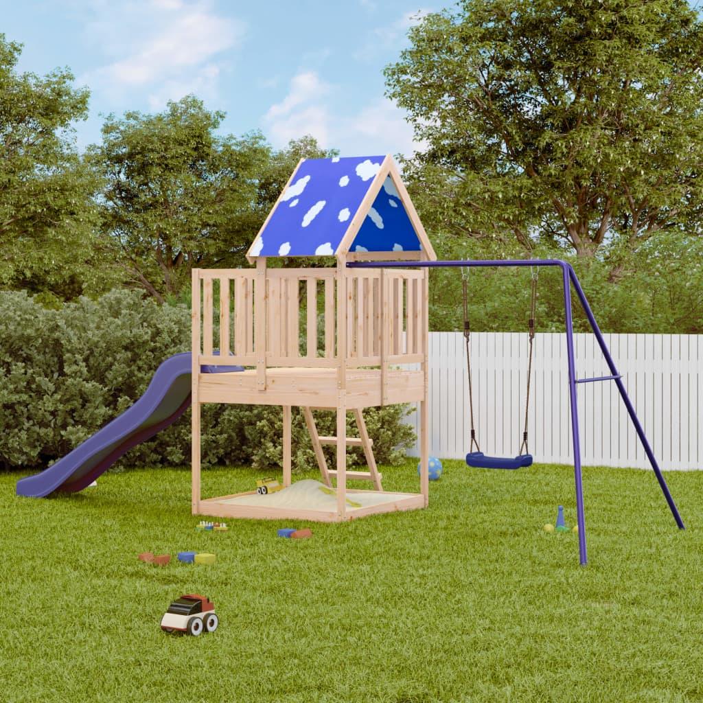 Outdoor Playset Solid Wood Pine