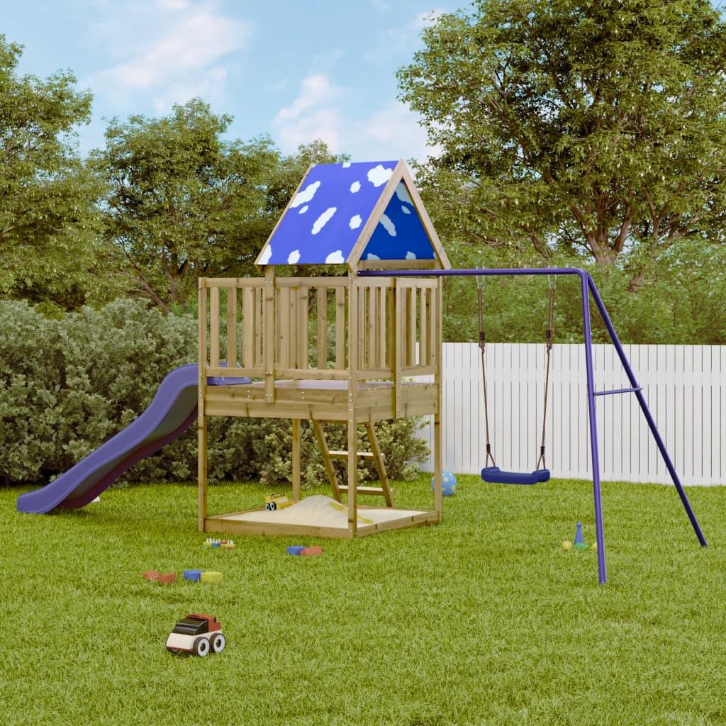 Outdoor Playset Solid Wood Pine