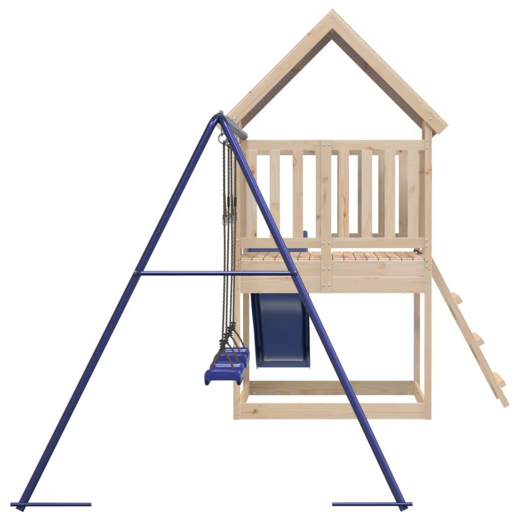 Outdoor Playset Solid Wood Pine