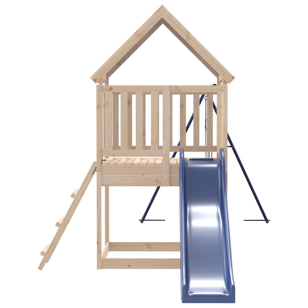 Outdoor Playset Solid Wood Pine