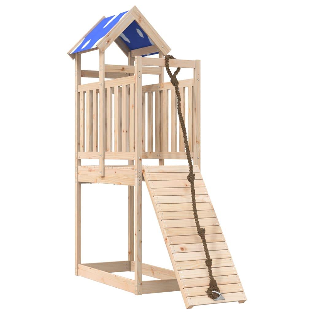 Outdoor Playset Solid Wood Pine