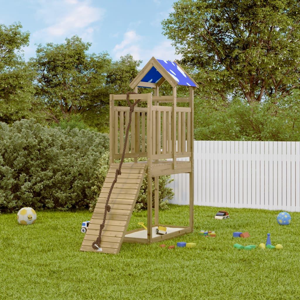 Outdoor Playset Solid Wood Pine