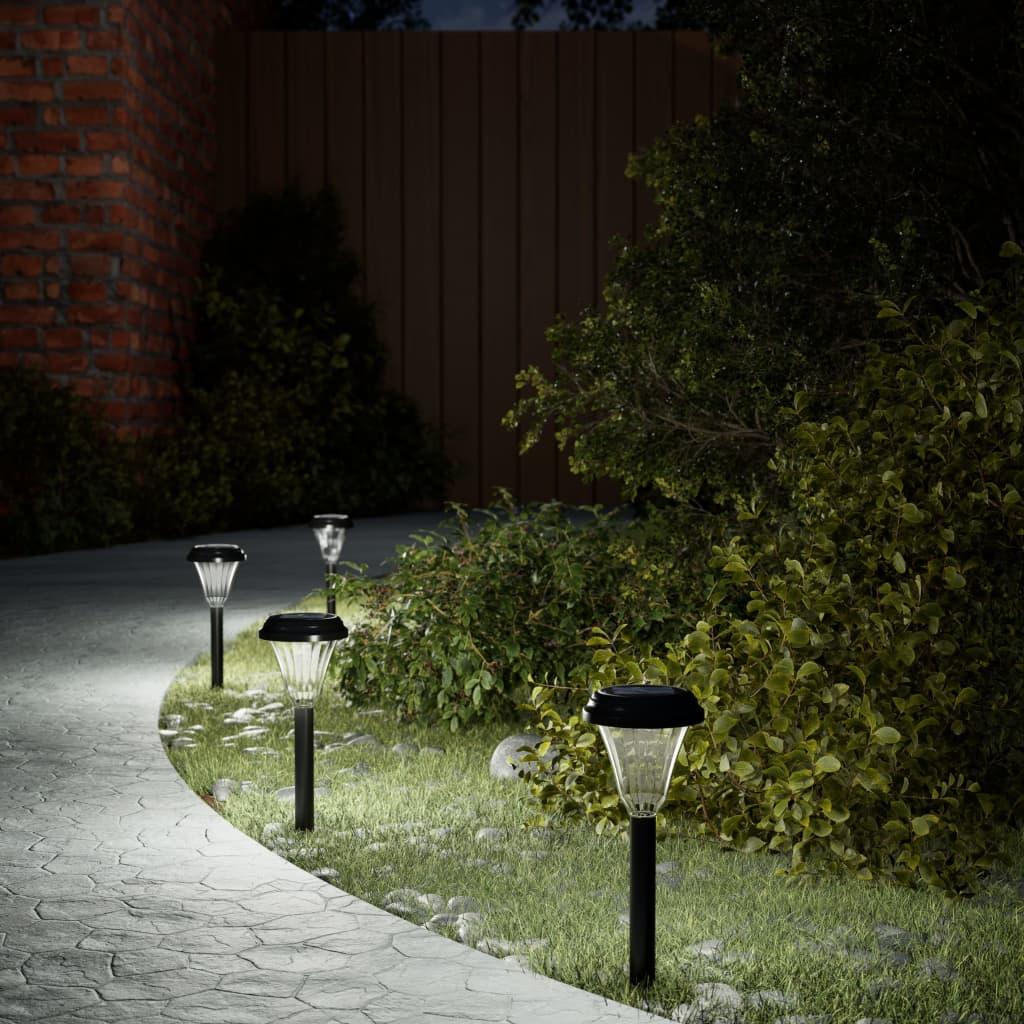 Solar Pathway Lights With Ground Spikes 4 Pcs & Rgb