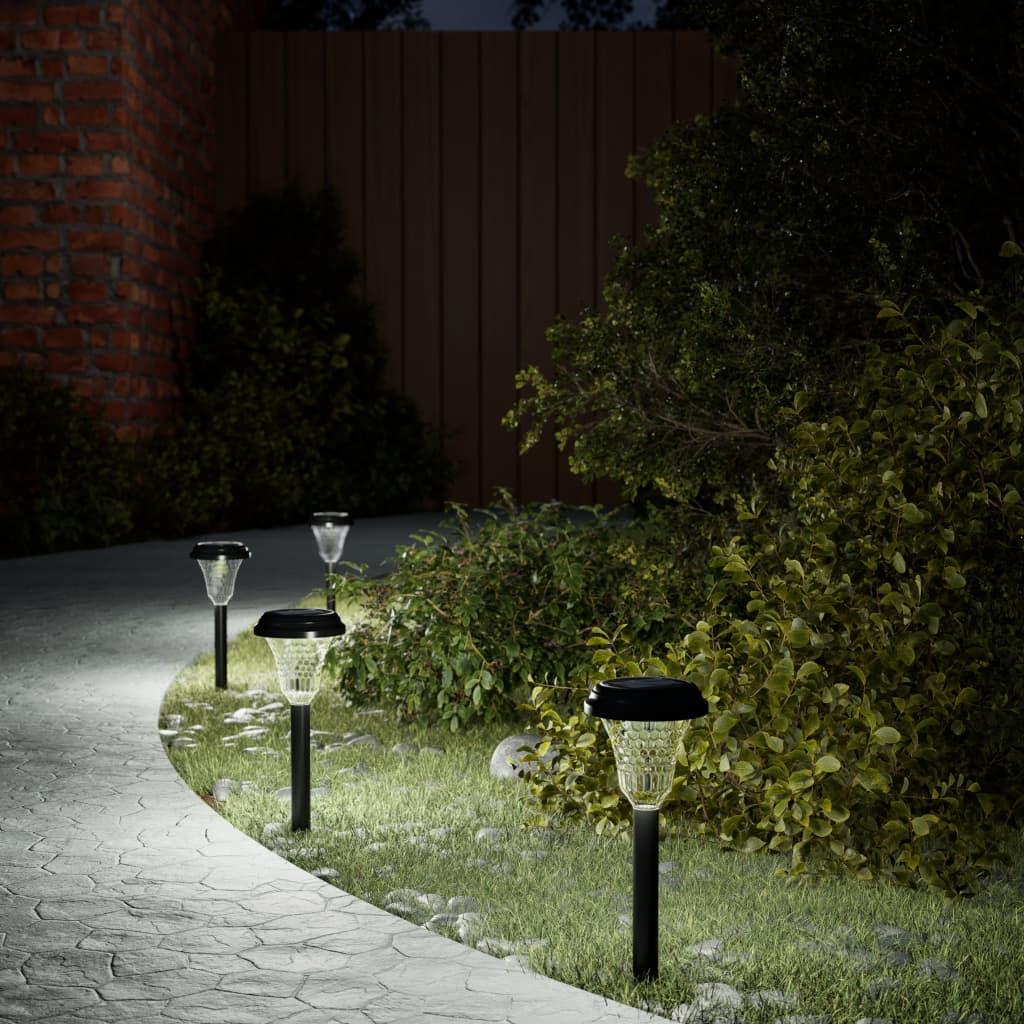 Solar Pathway Lights With Ground Spikes 4 Pcs & Rgb