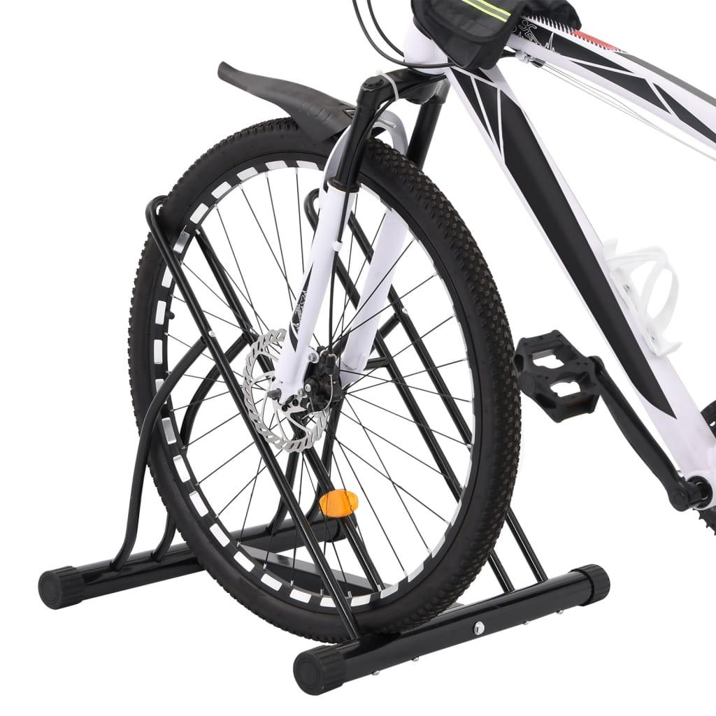 Bicycle Stand For 2 Bikes Floor Freestanding Steel