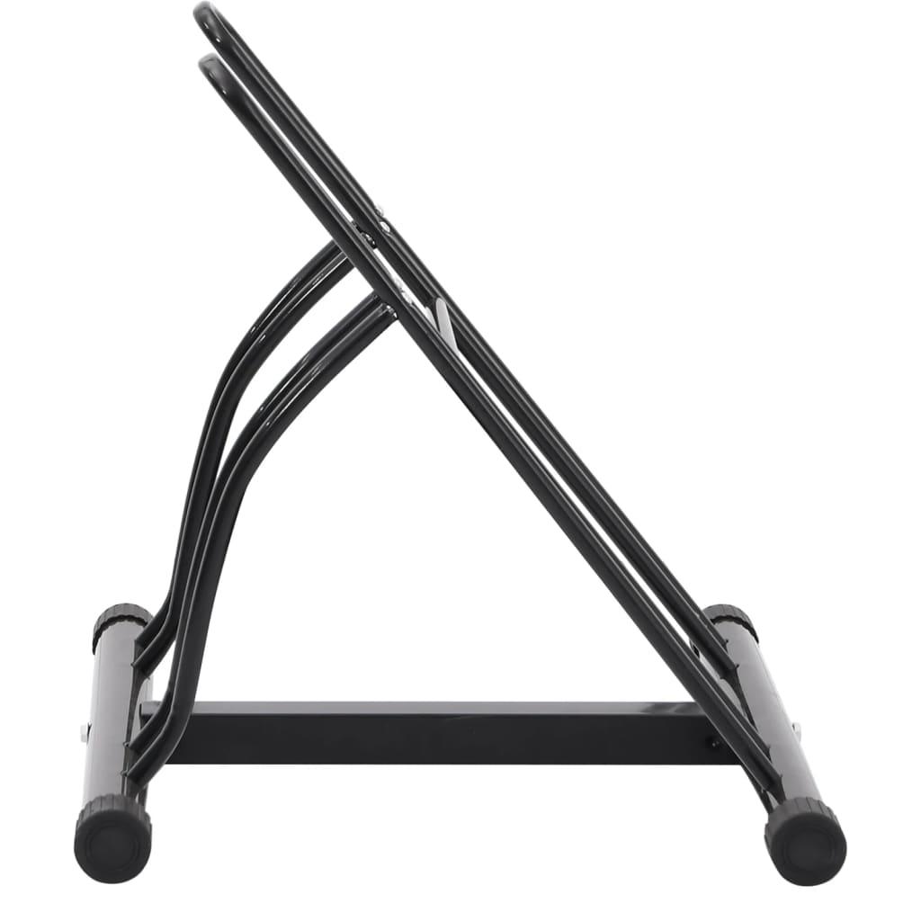 Bicycle Stand For 2 Bikes Floor Freestanding Steel