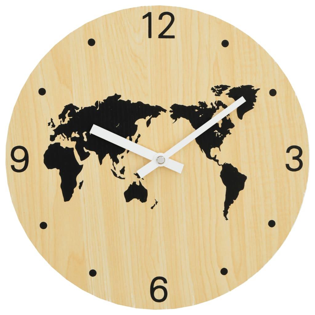 Wall Clock Ø30 Cm Engineered Wood