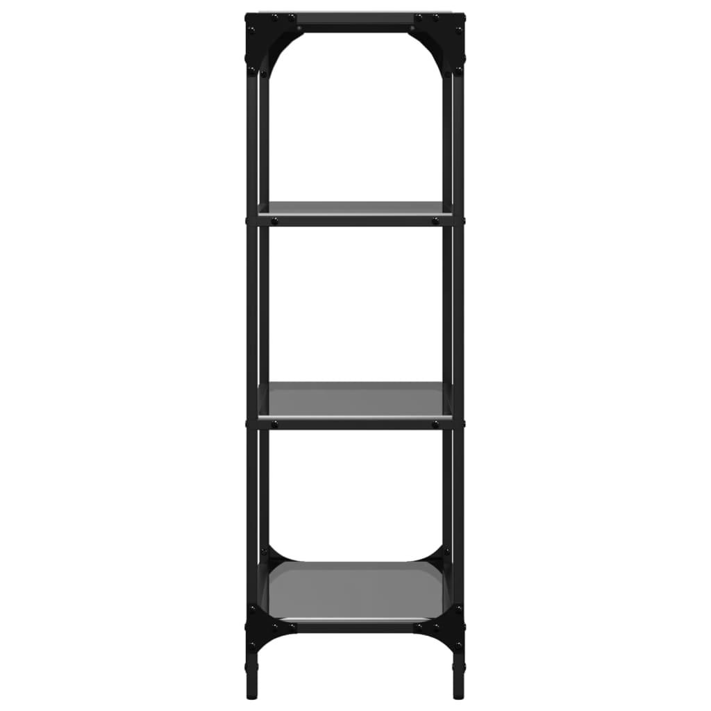 Storage Rack With Glass Top Steel