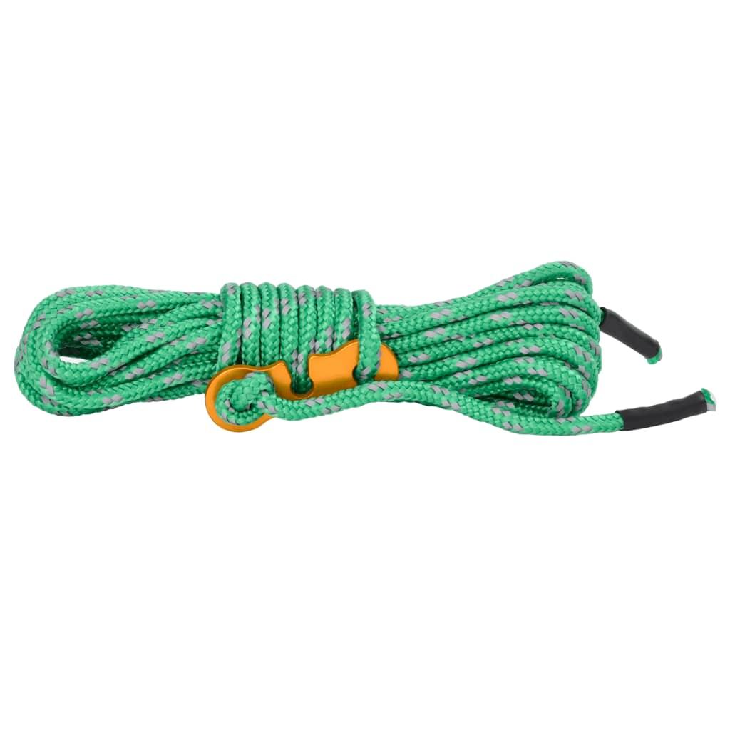 Tent Guy Ropes With Spanners Reflective 8 Pcs 4 M 4 Mm