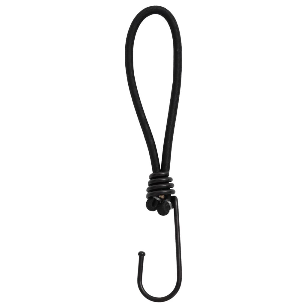 Bungee Cord With Hooks 25 Pcs 17 Cm