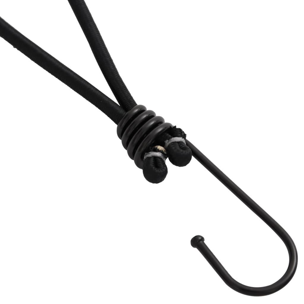 Bungee Cord With Hooks 25 Pcs 17 Cm