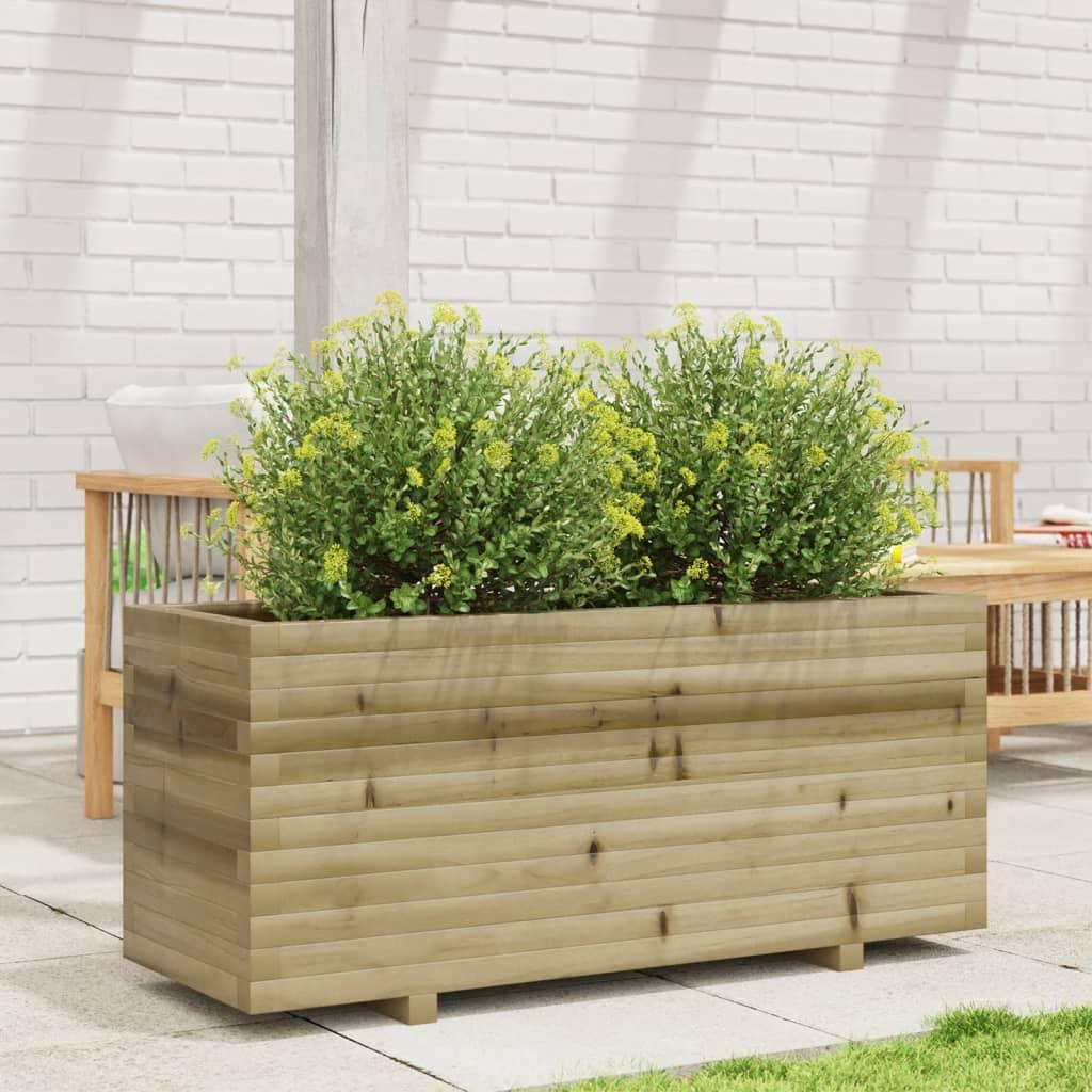 Garden Planter 110X40X49.5 Cm Impregnated Wood Pine