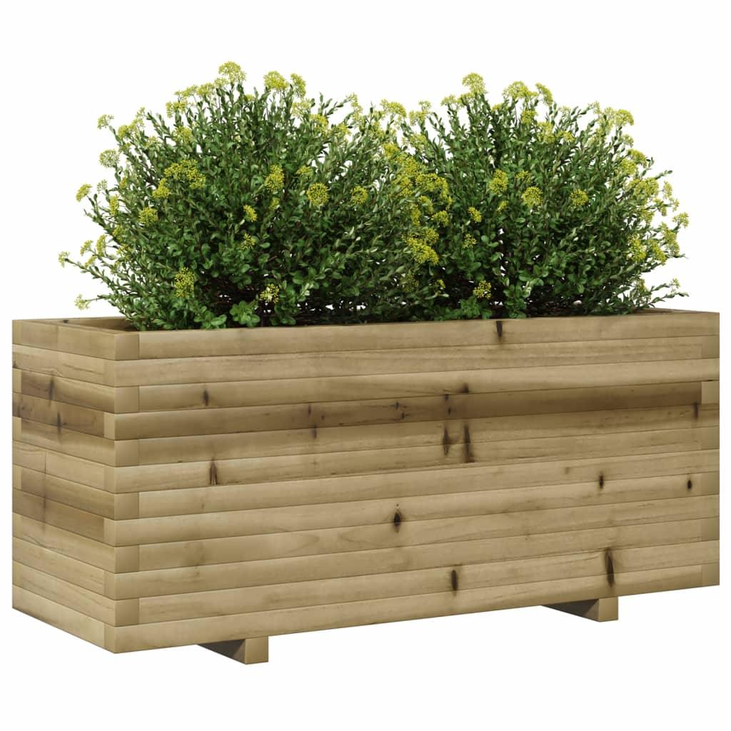 Garden Planter 110X40X49.5 Cm Impregnated Wood Pine