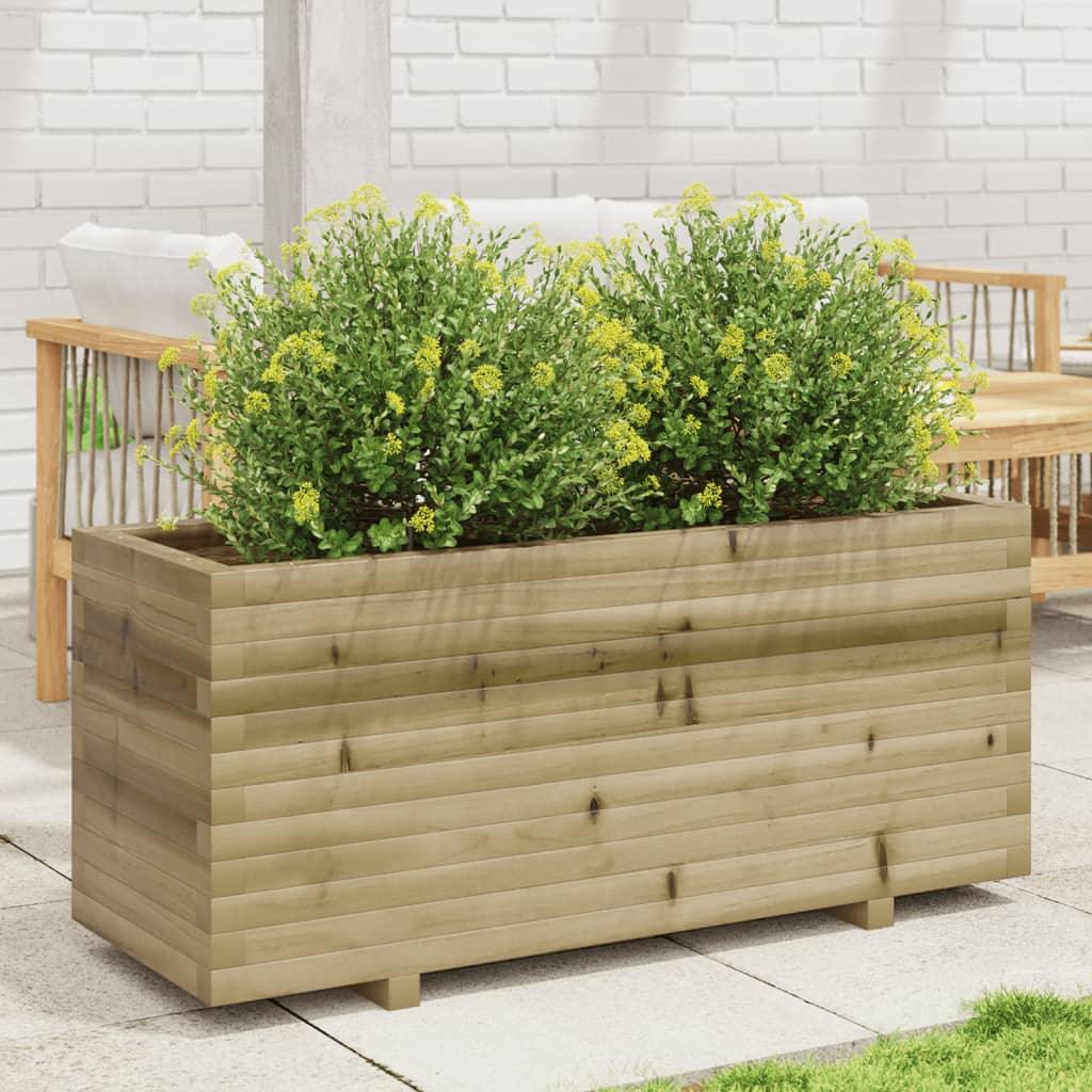 Garden Planter 110X40X49.5 Cm Impregnated Wood Pine