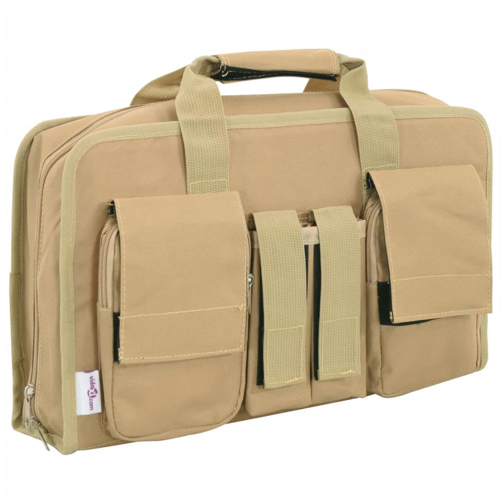 Pistol Bag Khaki 40X24X10 Cm Oxford Fabric