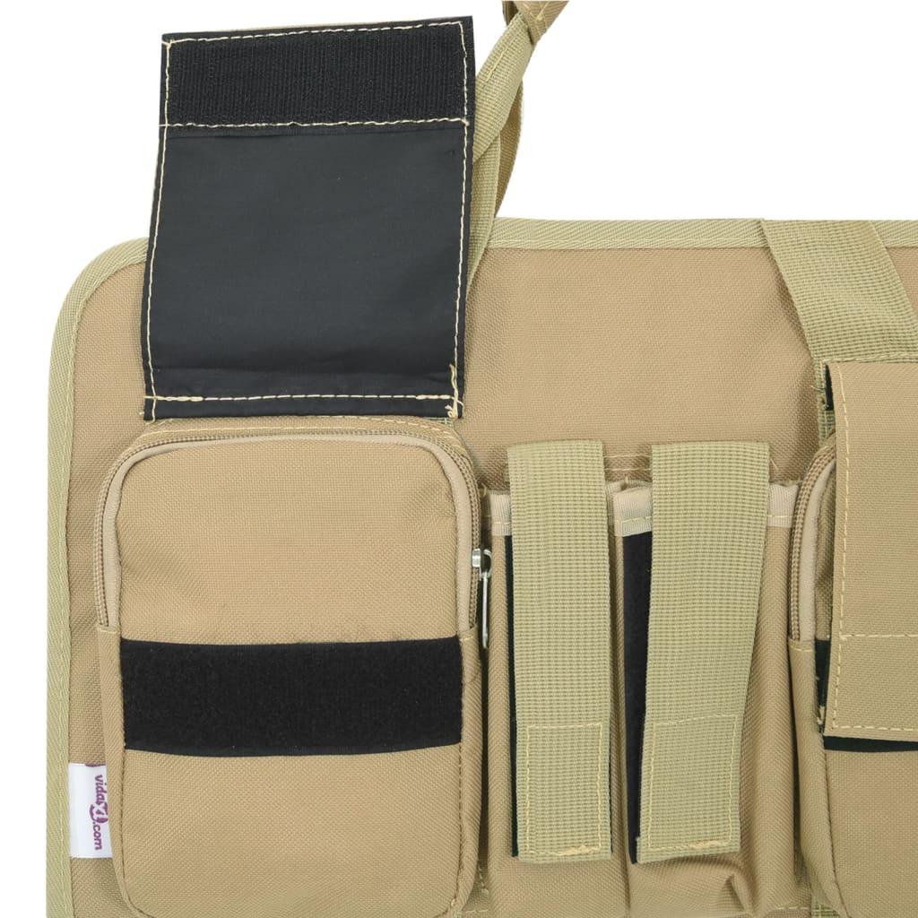 Pistol Bag Khaki 40X24X10 Cm Oxford Fabric