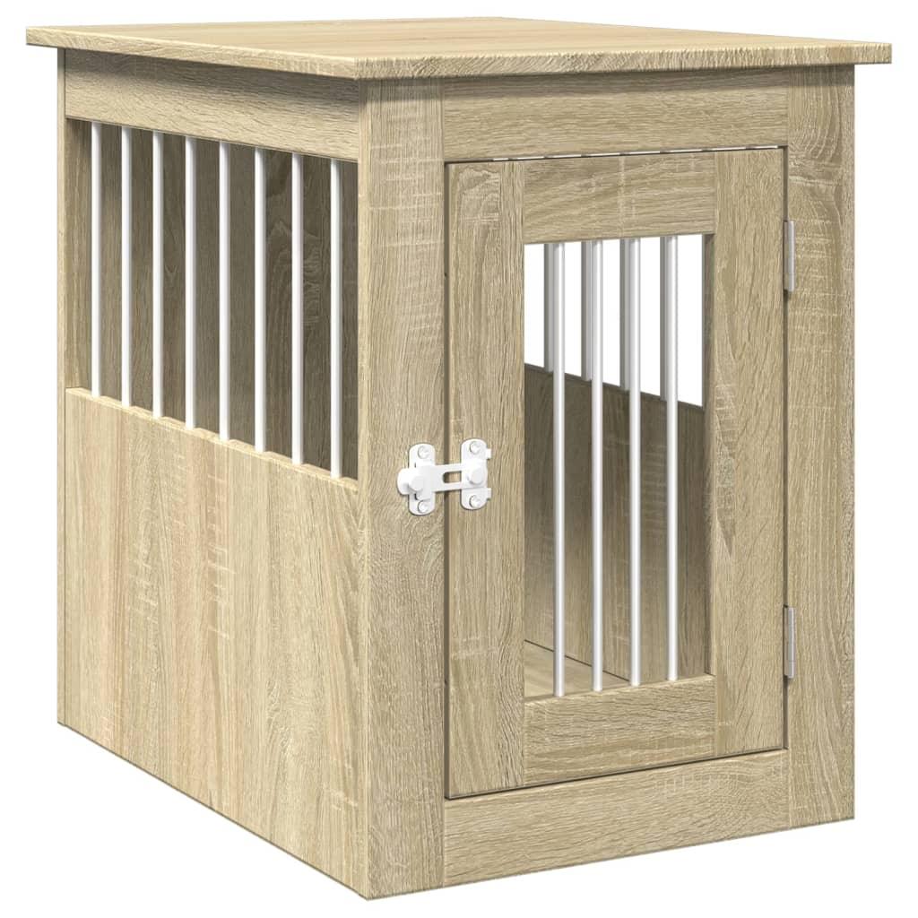 Trendyproduct.co.uk Dog Crate Furniture Sonoma Oak 45X62X59 Cm Engineered Wood vidaXL Animals & Pet Supplies Animals & Pet Supplies > Pet Supplies > Dog Supplies > Dog Houses Brown Dog Houses Dog Supplies parcel Pet Supplies vidaXL