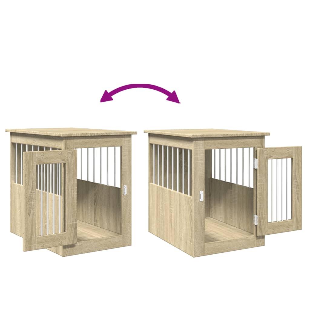 Trendyproduct.co.uk Dog Crate Furniture Sonoma Oak 45X62X59 Cm Engineered Wood vidaXL Animals & Pet Supplies Animals & Pet Supplies > Pet Supplies > Dog Supplies > Dog Houses Brown Dog Houses Dog Supplies parcel Pet Supplies vidaXL