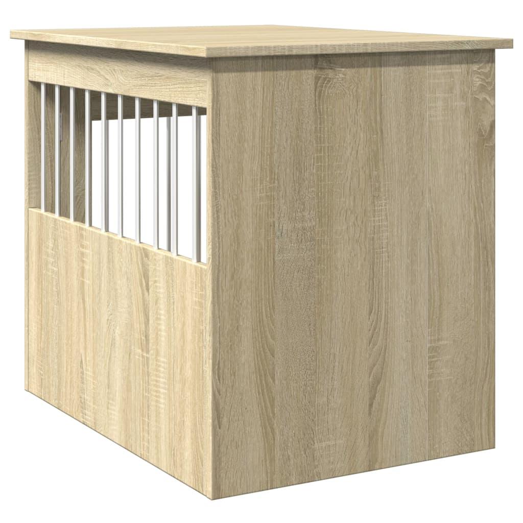 Trendyproduct.co.uk Dog Crate Furniture Sonoma Oak 55X75X65 Cm Engineered Wood vidaXL Animals & Pet Supplies Animals & Pet Supplies > Pet Supplies > Dog Supplies > Dog Houses Brown Dog Houses Dog Supplies parcel Pet Supplies vidaXL