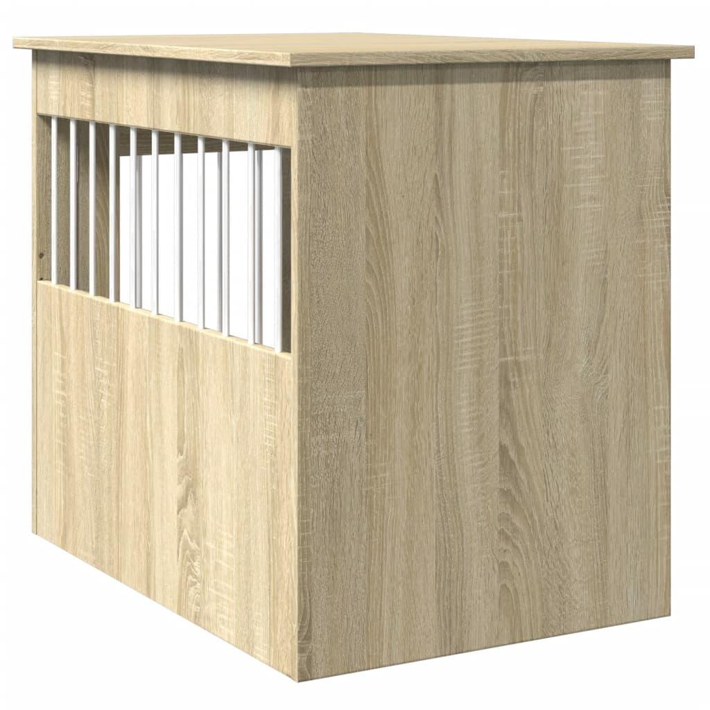 Trendyproduct.co.uk Dog Crate Furniture Sonoma Oak 55X80X68 Cm Engineered Wood vidaXL Animals & Pet Supplies Animals & Pet Supplies > Pet Supplies > Dog Supplies > Dog Houses Brown Dog Houses Dog Supplies parcel Pet Supplies vidaXL