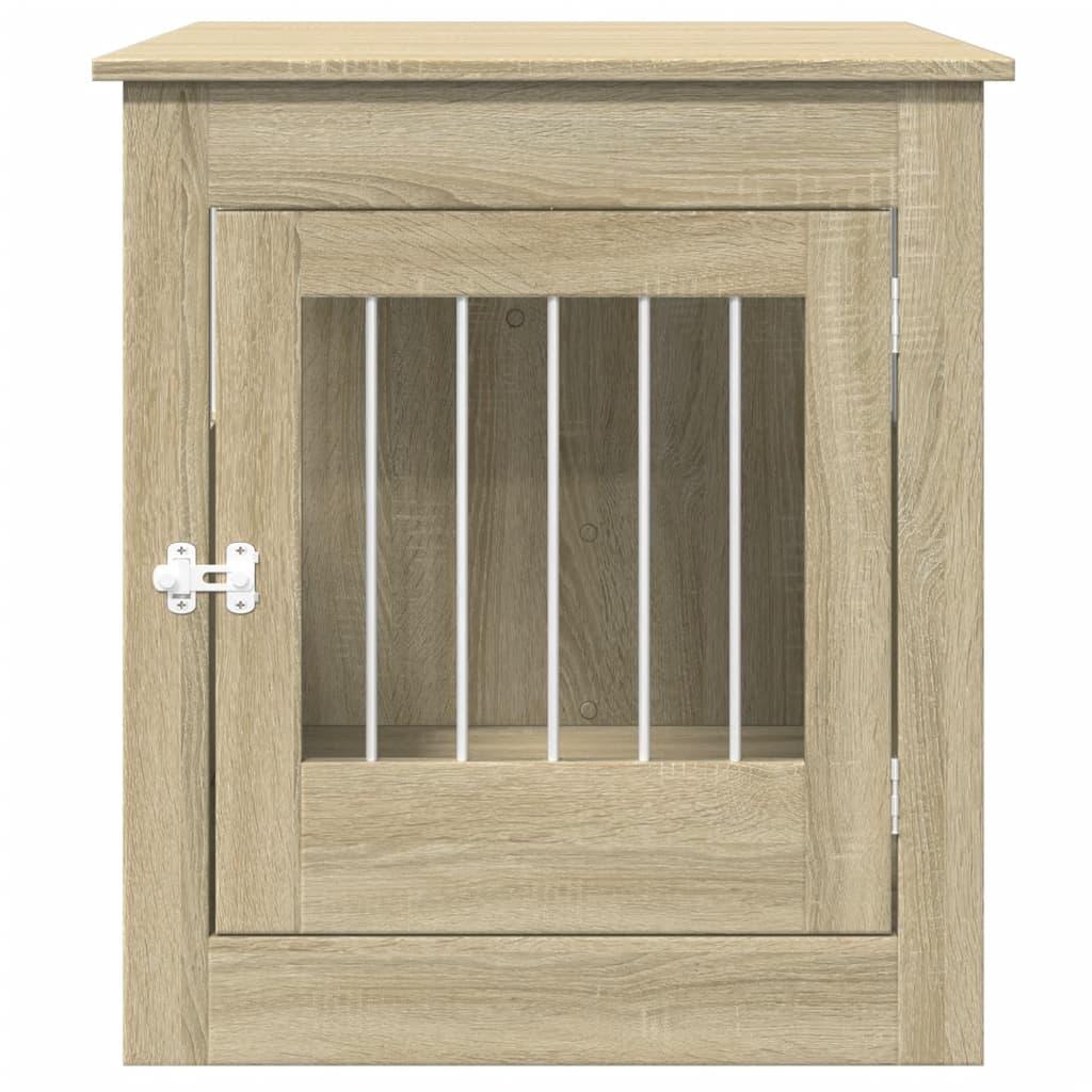 Trendyproduct.co.uk Dog Crate Furniture Sonoma Oak 64.5X80X71 Cm Engineered Wood vidaXL Animals & Pet Supplies Animals & Pet Supplies > Pet Supplies > Dog Supplies > Dog Houses Brown Dog Houses Dog Supplies parcel Pet Supplies vidaXL