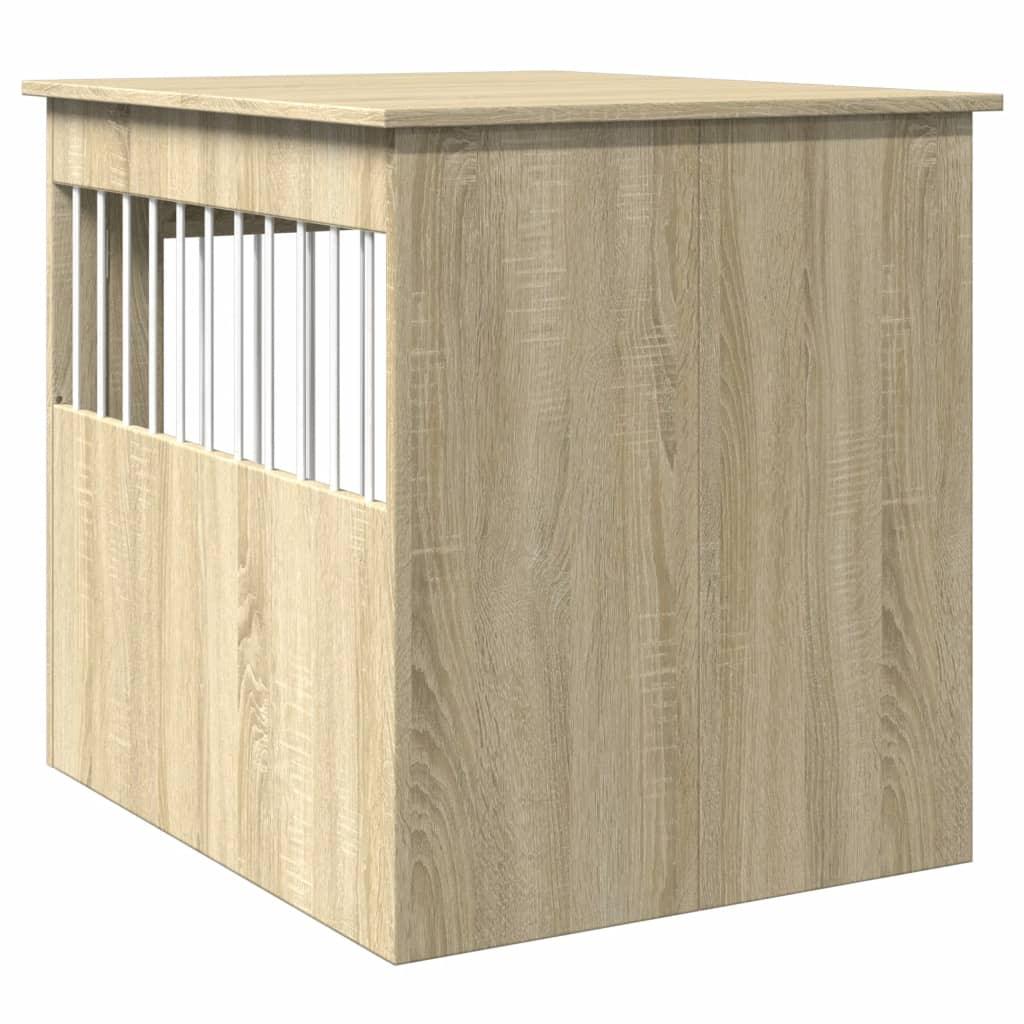 Trendyproduct.co.uk Dog Crate Furniture Sonoma Oak 64.5X80X71 Cm Engineered Wood vidaXL Animals & Pet Supplies Animals & Pet Supplies > Pet Supplies > Dog Supplies > Dog Houses Brown Dog Houses Dog Supplies parcel Pet Supplies vidaXL