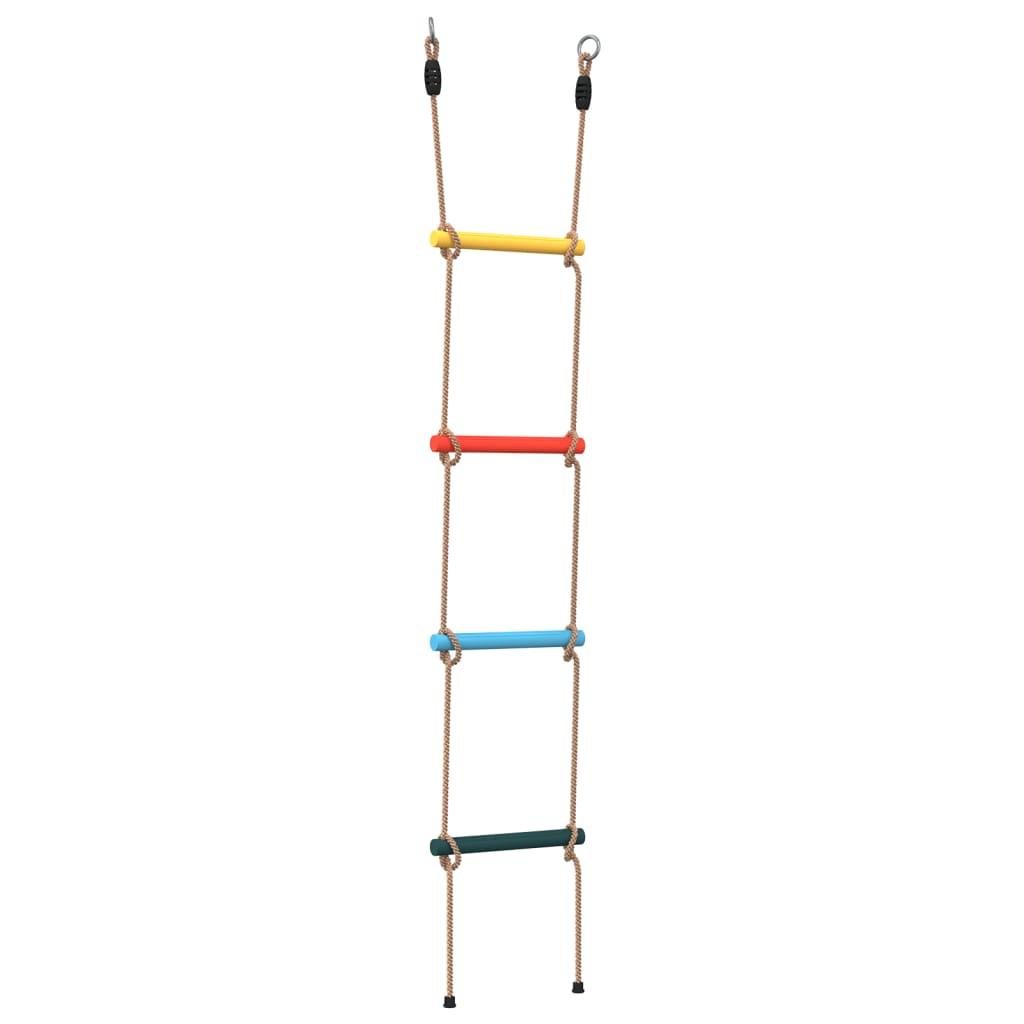 Rope Ladder For Kids With 4 Rungs Multicolour