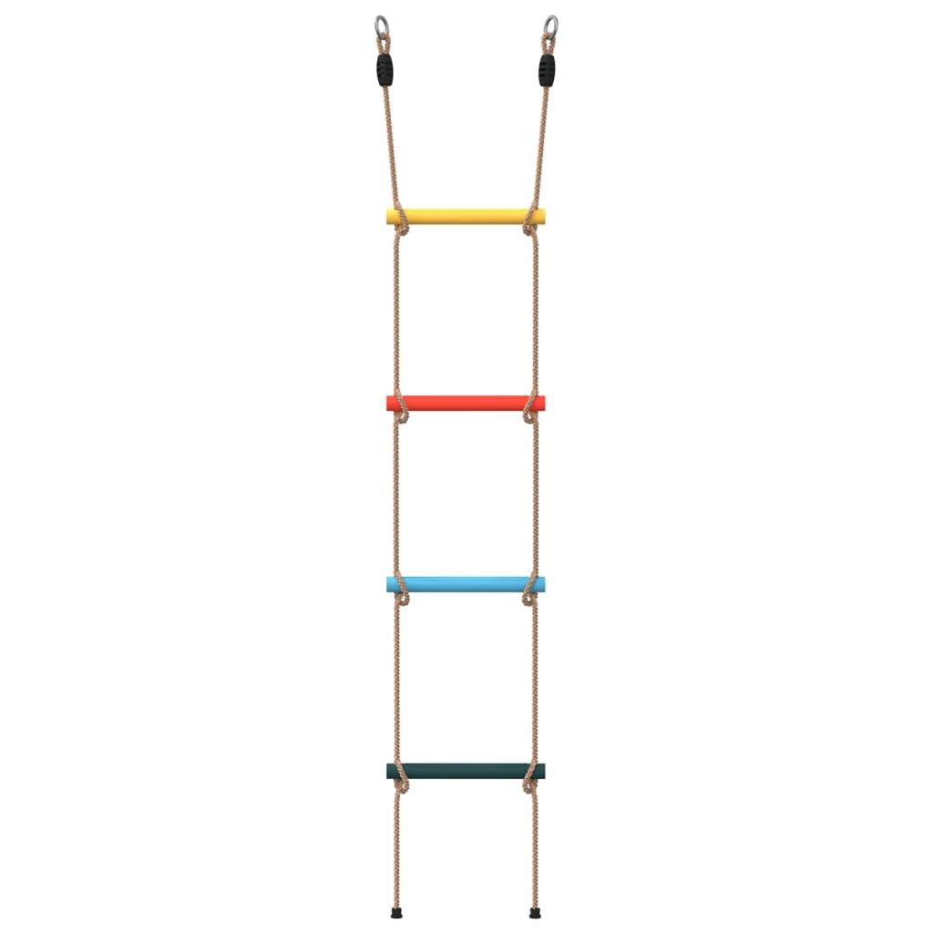 Rope Ladder For Kids With 4 Rungs Multicolour