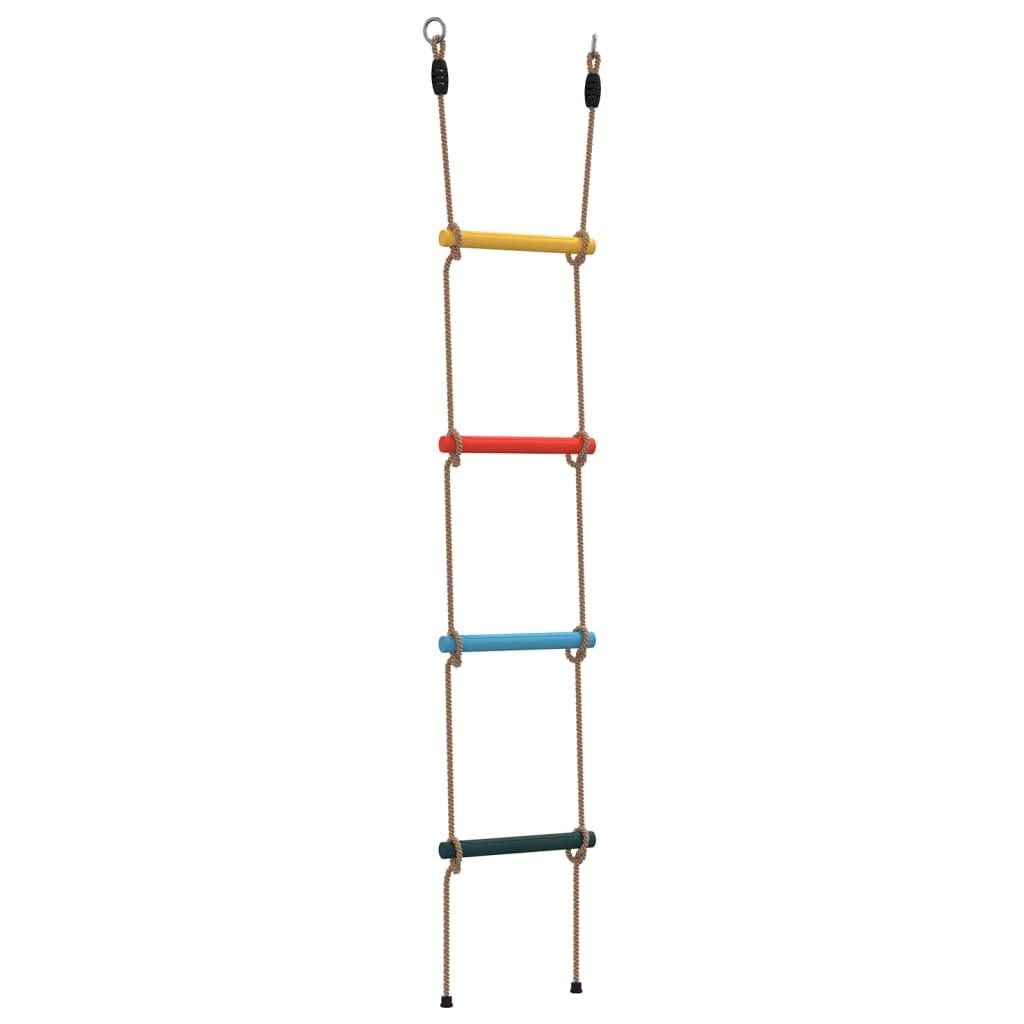 Rope Ladder For Kids With 4 Rungs Multicolour