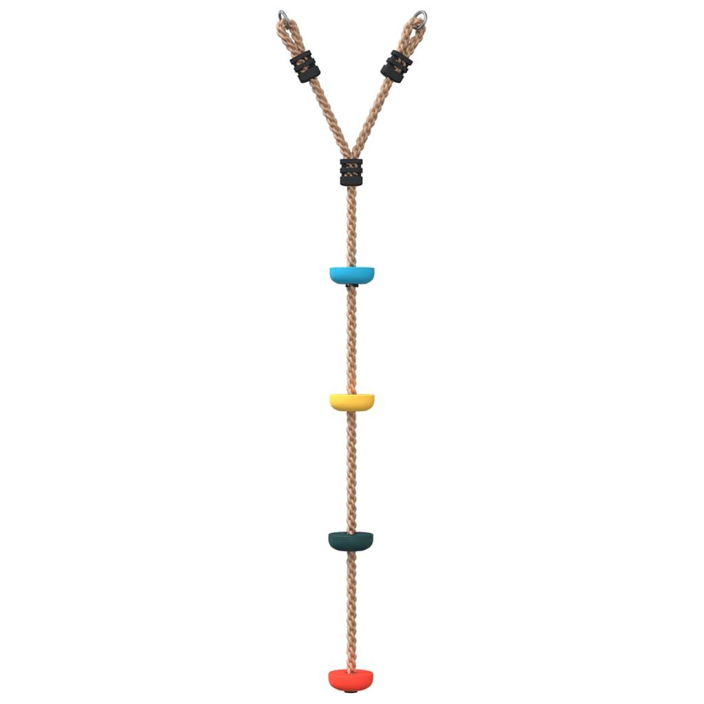 Disc Rope Swing For Kids With 4 Treads Multicolour