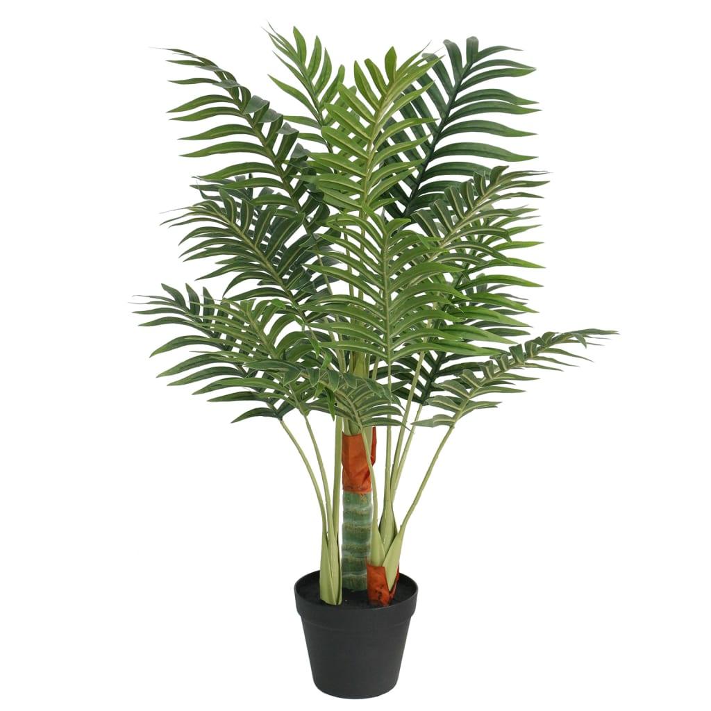 Artificial Palm Tree With 3 Trunks Green Pp