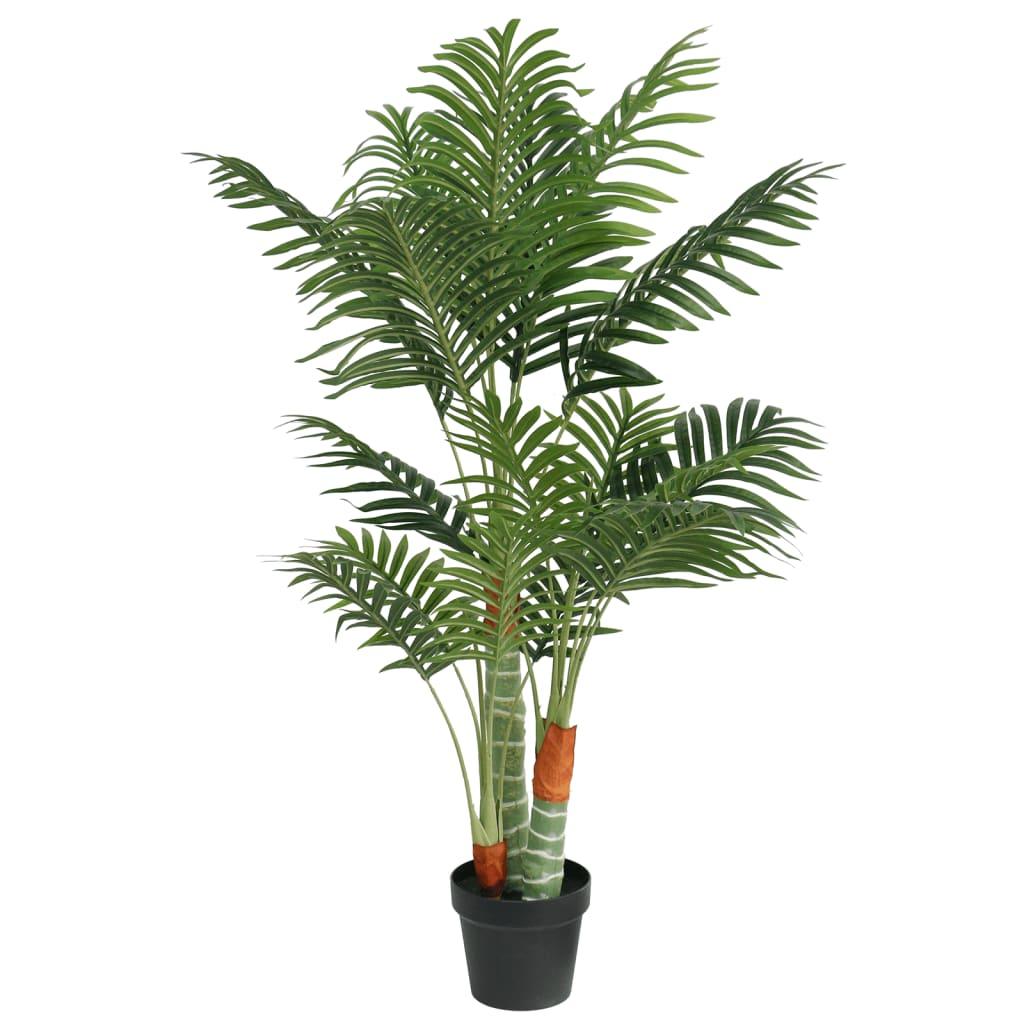 Artificial Palm Tree With 3 Trunks Green Pp