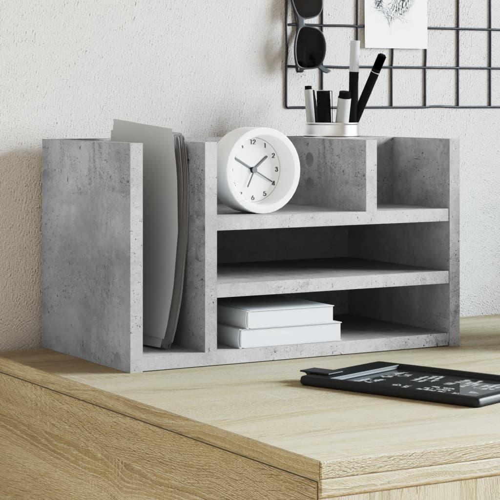 Desk Organiser 44.5X24X25 Cm Engineered Wood