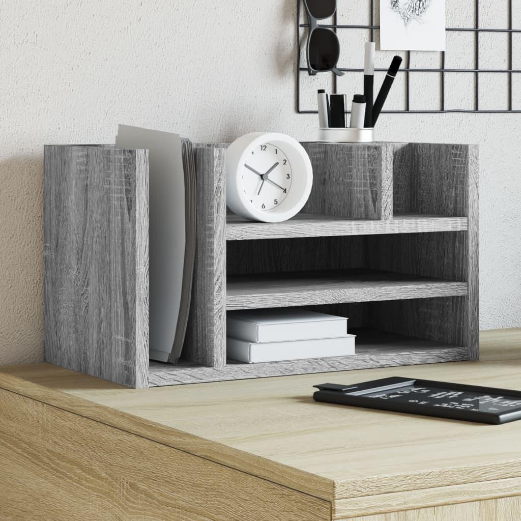 Desk Organiser 44.5X24X25 Cm Engineered Wood