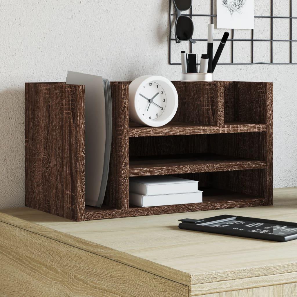 Desk Organiser 44.5X24X25 Cm Engineered Wood