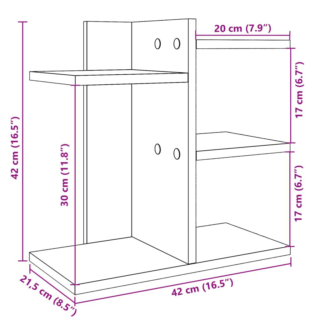 Desk Organiser 42X21.5X42 Cm Engineered Wood