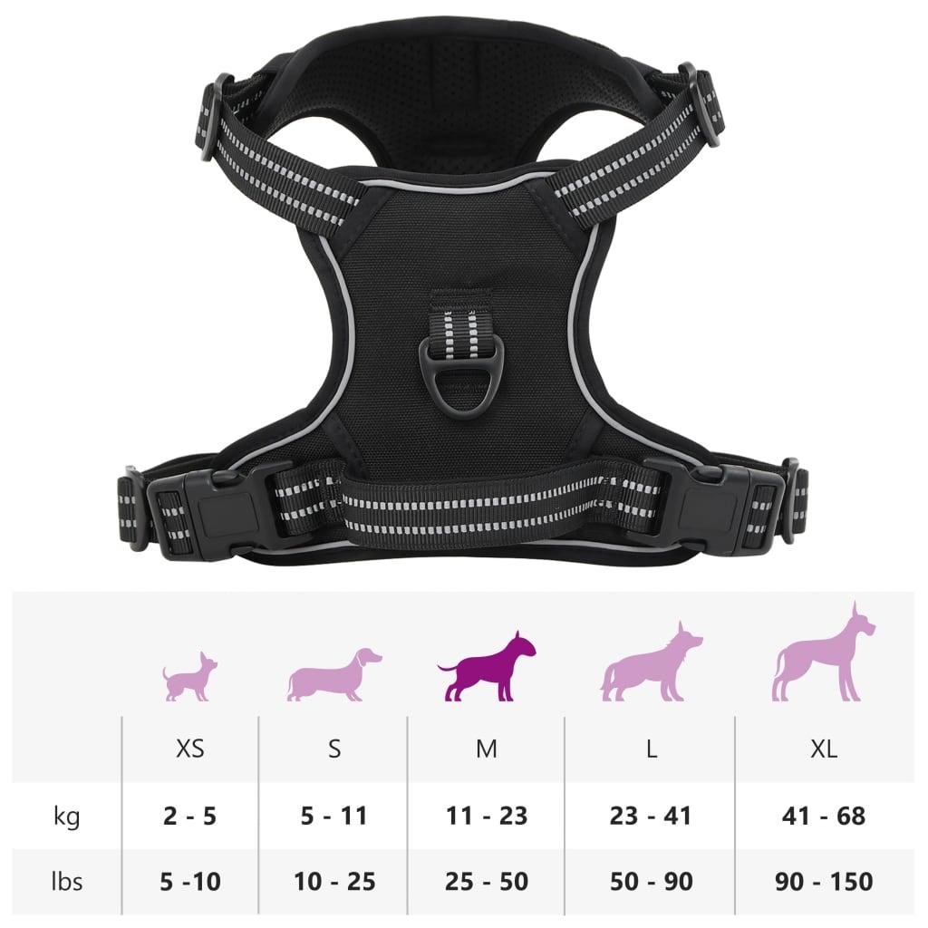 Trendyproduct.co.uk Dog Harness With Reflective Stripes Adjustable vidaXL Animals & Pet Supplies Animals & Pet Supplies > Pet Supplies > Dog Supplies Dog Supplies parcel Pet Supplies vidaXL