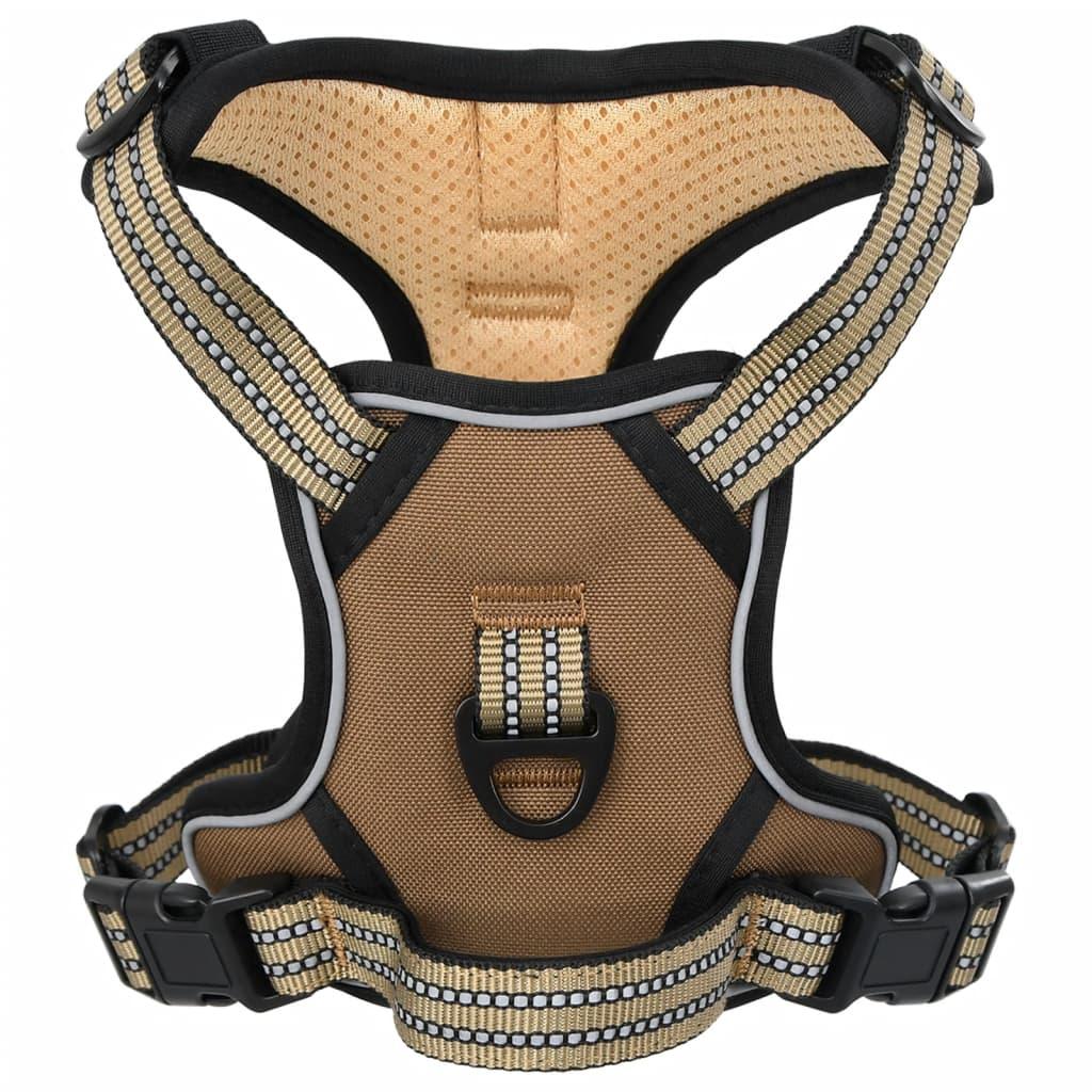 Trendyproduct.co.uk Dog Harness With Reflective Stripes Adjustable vidaXL Animals & Pet Supplies Animals & Pet Supplies > Pet Supplies > Dog Supplies Dog Supplies parcel Pet Supplies vidaXL