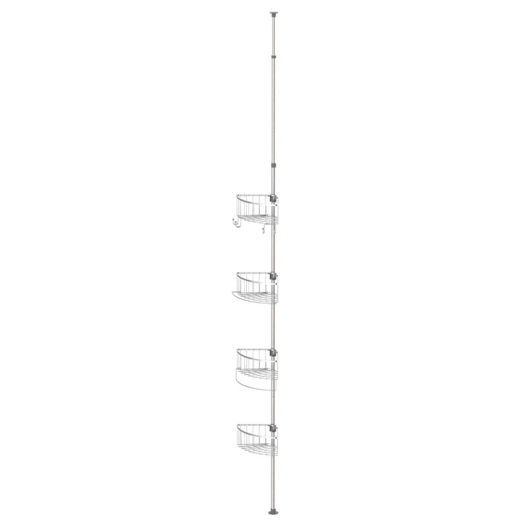 Eisl Telescopic Corner Shower Shelf Chrome